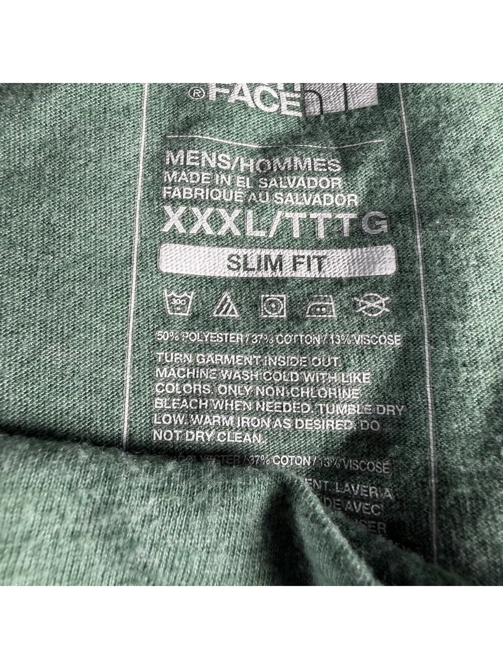 The North Face Men's 3XL Green Short Sleeve Graphic T-Shirt Crew Neck Soft